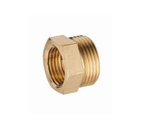 Mamelon laiton mâle - femelle réduit M1'1/4 (33x42) - F1' (26x34) - 168-3326L1