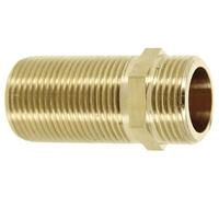 Mamelon long double mâle 40mm 3/4 laiton - - D04104B