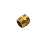 Mamelon mâle égal laiton à visser 1/2" - 15/21 Pronorm, lot de 2