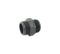 Mamelon Mâle-Mâle PVC-U à visser PN16 : Jonction double filetée - 1''