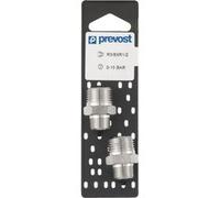 Mamelon PREVOST double filetage - Mâle conique - La paire - R 1/4 x R 1/4 - A2 1414P2 G