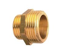 Mamelon réduit double mâle 20/27x 15/21 chromé - - D05003C