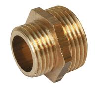 Mamelon réduit mâle laiton à visser 33/42 - 1 1/4" x 40/49 - 1 1/2" Pronorm, lot de 2