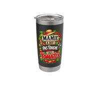 Mamie Jardinière Tomates Potager Humour Cadeau Grand-Mère Gobelet isotherme en acier inoxydable double paroi