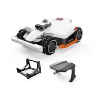 MAMMOTION LUBA 3 AWD 3000 avec Support de Lavage et Garage Standard | Positionnement Tri-Fusion, 360° LiDAR+NetRTK+AI Vision, 80 % pentes, gestion multizone jusqu'à 30 zones