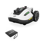MAMMOTION YUKA Mini 2 800 LiDAR Robot Tondeuse avec Garage Standard | Navigation 360° LiDAR + caméra avec Pilotage par IA, détection de Plus de 300 Obstacles, DropMow (expédié séparément)