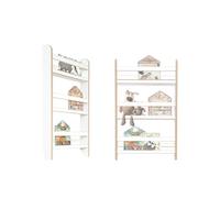 MAMOI® Bibliothèque pour Enfants en Panneau à Base de Bois - Caisse à Livres, bibliothèque pour Chambre d’Enfant, Banc à Livres, étagère Murale, Meuble Montessori, étagère pour d’Enfants.