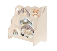 MAMOI® Étagère bibliothèque et meuble de rangement pour enfants | Étagère murale | Étagère ondulée Montessori pour la chambre d'enfant | Étagère en bois et mobilier pour enfants