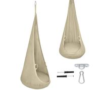 MAMOI® Nid suspendu pour enfants | Fauteuil suspendu en coton | Chaise suspendue pour enfants avec poignées en tissu