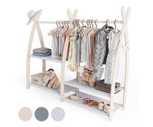 MAMOI® Porte-manteau pour chambre d'enfant | porte-manteau pour enfant 95x106x32cm / 53x95x32cm | porte-manteau pour enfant | porte-manteau