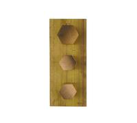 Mamoli Hexagonal Module thermostatique pour 2 sorties, PACK avec corps d’encastrement, 355000000027,
