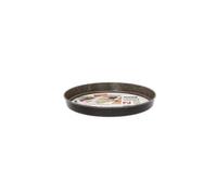 Mamù Moule à tarte focaccia Made in Italy Happy Stone antiadhésif en aluminium 26 cm