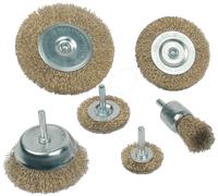 MAN 43806 - Lot de brosses en fils d'acier, 6 pièces