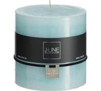 Manahee Design | Bougie Cylindrique Aqua en Cire Bleue | 10x10x10 cm