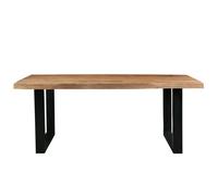 Manaus-table repas 10 personnes 240 cm brut de sciage