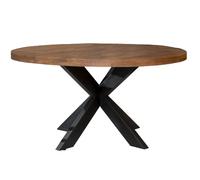 MANAUS-Table repas Ronde 4/6 personnes D150 cm en bois massif