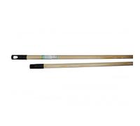 Manche à balai en bois 1,30 m - embout vis et suspension plastique ROZENBAL