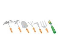Royal Gardineer Manche à outils avec 6 ustensiles de jardinage