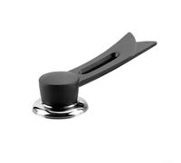 Manche Amovible Poêle Casserole Bakélite Anti-Brûlure Verrouillage Sécurité Compatible pour tefal Gain de Place 15.3cm(Black)