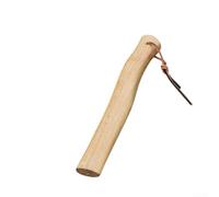 Manche de Hachette en pour bois 33cm Finition Poncée Lisse Manche | Courbé ergonomique, pour prise sécurisée, contrôle pour précis, idéal espaces réduits, camping bushcraft(32*3.8*1.7cm)