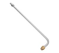 Manche de Nettoyeur Haute Pression Coudé 90°, Acier Inoxydable | Angle de Projection 25°, Diamètre 11,6mm, Raccord Rapide, pour Murs et Toits