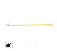 Manche de pelle bois dur 1.1m D40 Jacquenet Malin