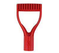 Manche de Pelle Plastique 32mm Diamètre Intérieur, Manche Poignée en D Ergonomique - Durable, Léger et Antidérapant pour Pelle à Neige, Jardinage et Terrassement (Rouge)