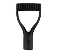 Manche de Pelle Plastique 32mm Diamètre Intérieur, Manche Poignée en D Ergonomique - Durable, Léger et Antidérapant pour Pelle à Neige, Jardinage et Terrassement (Noire)