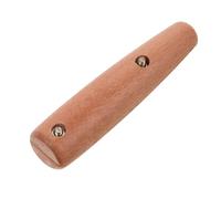 Manche de Spatule de Rechange en Bois 60mm pour Ustensile la Cuisine | Spatule Cuisine, Poignée Beige à Deux Trous, Installation Facile, Prise Ferme, Résistance à L'usure