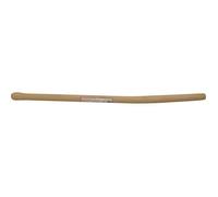 Manche en bois dur poncé adaptable pour fourche à bêcher, cintré, Ø39mm x 1m, à douille