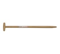 Manche en bois dur poncé - Bêche béquille - Durable - Confortable - Ergonomique