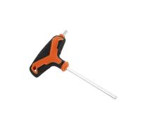 Manche en T bi-matière 8 mm, conçu pour les outils, idéal pour améliorer l'adhérence et le confort dans un usage professionnel.