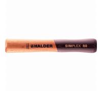 Manche HALDER SIMPLEX pour maillets SIMPLEX avec boîtier en fonte malléable ou boîtier aluminium - D=80 mm - Manche extra-court - 3244.082