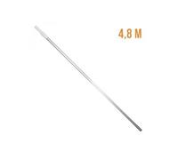 Manche télescopique de 2.53 m à 4.80 m en aluminium pour épuisette, balai, brosse etc... - Linxor