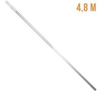 Manche télescopique de 2.53 m à 4.80 m en aluminium pour épuisette, balai, brosse etc... - Linxor