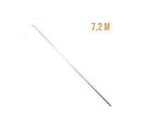 Manche télescopique de 2.62 m à 7.20 m en aluminium pour épuisette, balai, brosse etc...