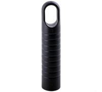 Manche télescopique réglable avec design pliable et construction en plastique renforcé, poignée ergonomique, légère, gain de place, noir, 8 pièces (poignée noire)
