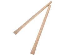 Manches de Pelle en Bois 2 Pièces, Poignée de Rechange Renforcée | Bois Poli, Prise Confortable et Résistante, pour Outils Agricoles à Maison Atelier Couleur Aléatoire
