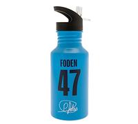 Manchester City FC Foden Bouteille d'eau en aluminium Taille unique Bleu
