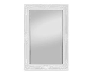 Manchester miroir mural cadre en bois massif rectangulaire 90 x 60 cm
