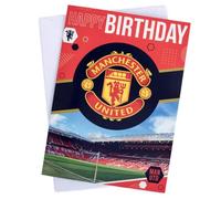 Manchester United FC - Carte d'anniversaire MUSICAL (Taille unique) (Multicolore)