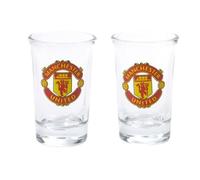 Manchester United FC - Verre à shooter (Taille unique) (Rouge/Jaune/Transparent)