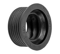Manchette Caoutchouc Siphon Lavabo, DN 30/40, pour Tuyau d'écoulement DN40 HT int. Ø 40 mm et Tuyaux 1 ¼" ext. Ø 28-32 mm, Joint en Caoutchouc avec Butée Ø 45 mm, Joints Siphons Profondeur 25 mm