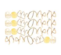 Manchette D’oreille sans Perçage en Alliage de Zinc, Doré | Bijou de Cheveux à Glisser les Tresses, Usage DIY Polyvalent, Style Mode, Accessoire Féminin