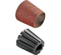 Bosch Set porte-manchon et manchon abrasif G80 1600A00156 Grain 80 Ø 30 mm (conique)