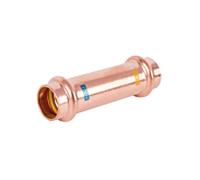 Manchon coulissant HS AQUAGAS V 15 x 15 mm 450401515 en cuivre, serti, pour raccord gaz et eau