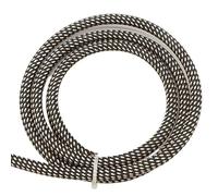 Manchon de câble tressé en PET noir doré de 1 à 50M, tube extensible à haute densité de 2 à 40mm(8mm,20 Meters)