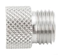 Manchon de perçage M14 de 3 à 10 mm, guide en acier pour bois M14 (3 mm) | Acier inoxydable, antirouille, finition argentée, pour filetage M14, guide de perçage précis