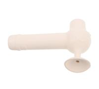 Manchon de Poignée de Porte en Silicone Blanc, Anti-collision | Installation sans Outil, Diamètre D’ouverture 2,5cm, pour Bureaux et Pièces Garçon Fille, Finition Simple
