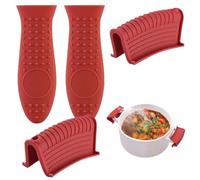 Manchon de poignée en fonte antidérapant réutilisable | Maniques réutilisables en silicone pour poêles à frire en fonte et métal émaillé